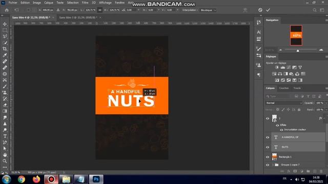 تصميم نموذج | كيس المكسرات | Packaging mockup design | Bag of nuts