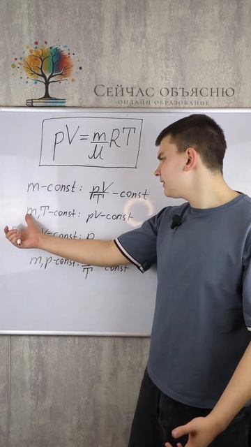 ФОРМУЛА Менделеева-Клаперона‼️ #егэ #егэ2024 #физика #физикаегэ #физикаогэ #shorts #short смотреть онлайн