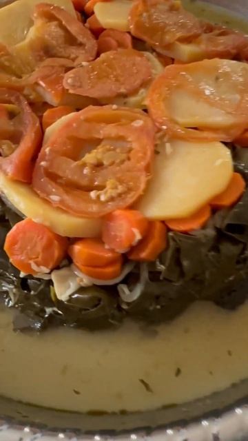 Homemade grape leaves #lebanesefood #grapeleaves #vegeterianrecipe #vegeterian #vegetarianfood #fyp