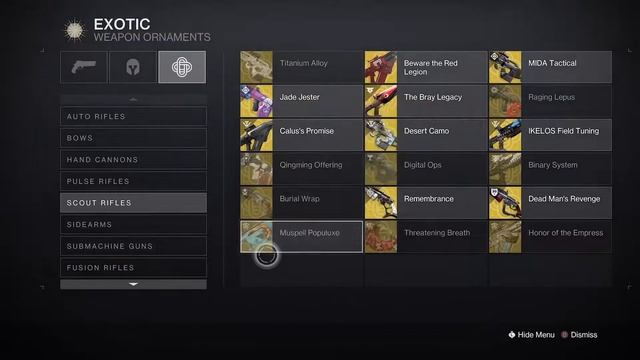 Ah yes, the fully functioning Exotic ornament tab. 100% works totally… смотреть онлайн