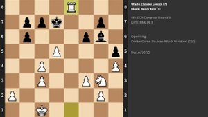 Charles Locock - Henry Bird | Center Game: Paulsen Attack Variation | 1888