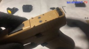 WE Glock 17 GEN 5 MOS TAN - Trijicon RMR (Red dot)