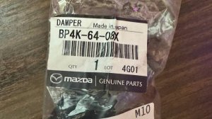 Замена ограничителя перчаточного ящика (бардачка) MAZDA 3 BK