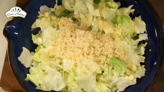 Салата от киноа с панирано тофу | Бон Апети смотреть онлайн