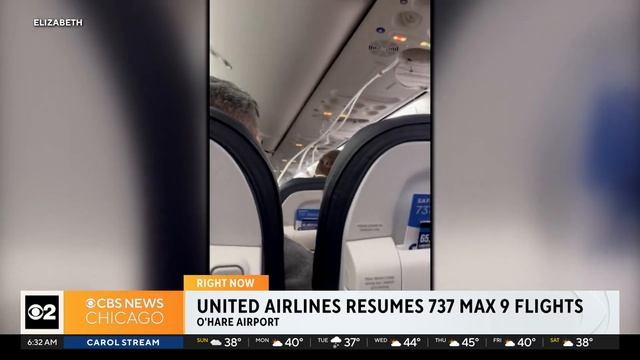 United Airlines resuming 737 MAX 9 flights following inspections смотреть онлайн