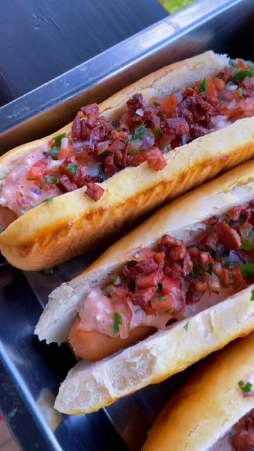 Thousand island hot dog #cooking #food #foodie #foodlover #shortvideo #youtubeshorts #viral #short