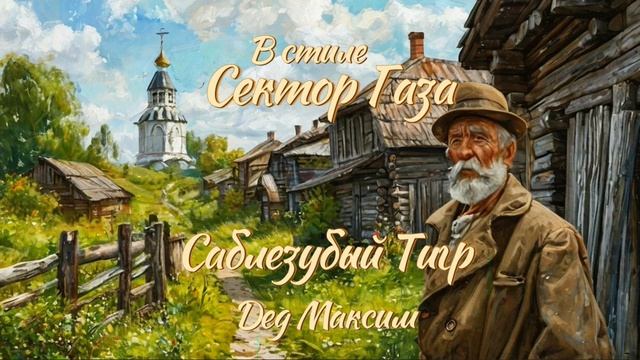 В стиле Сектор Газа - Дед Максим (AI Cover Саблезубый Тигр)