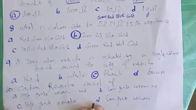 COLOUR CODE FOR CARBON RESISTOR/PHYSICS CLASS 12 CH NO 13/SECOND YEAR PHYSICS CH NO 13/CH NO 13 MCQ смотреть онлайн