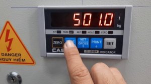Cách Cài Mức Báo Động Cân Sàn Ci1560A Cas