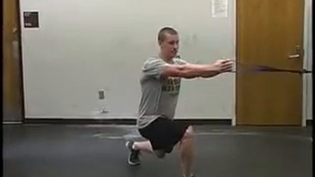 Closed Lunge Band Pallof Isometric смотреть онлайн