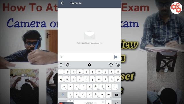 How to attend online exam in mobile | How to attend online exam in tamil | online test with camera