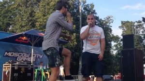 Андрей Гризли и Вахтанг Лужники качают))