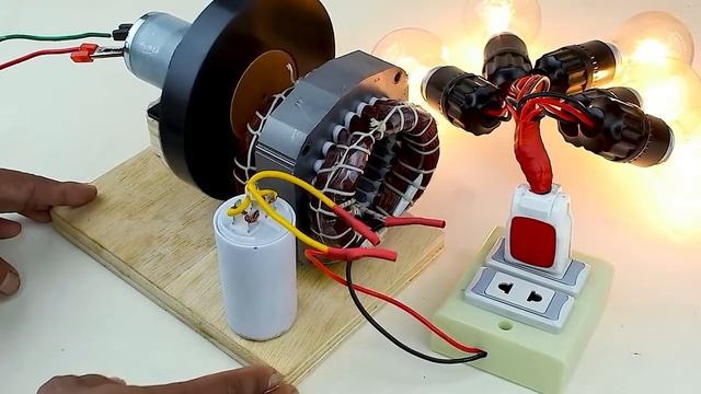 High Efficiency AC 220V Electricity Free Energy Generator 12000W Transformer Capacitor United Power