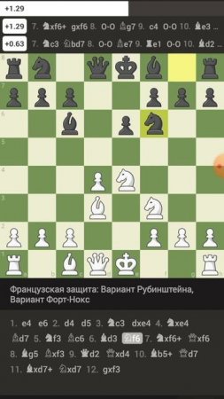 Ловушка во Французской защите. #chess #chessgame #шахматыдляновичков #chestworkout