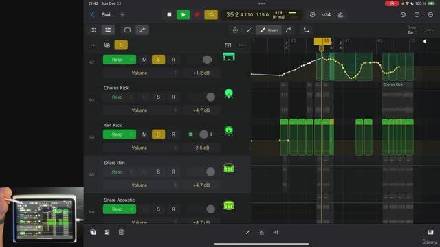 05.2. Automation in Logic Pro for iPad