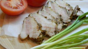 Сало вареное в пакете со специями