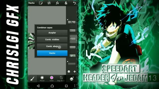 SpeedArt #11 Header Brush for JEDAM13 GFX/ChrisLGI Gfx/Android/Deku смотреть онлайн