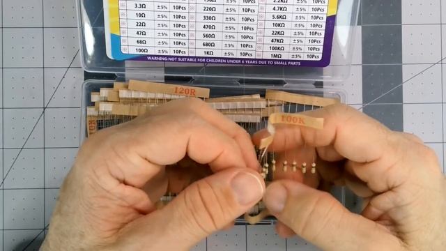 ALLECIN 25 Values Resistor Kit Review, great multi pack for my Physics class circuit experiments смотреть онлайн