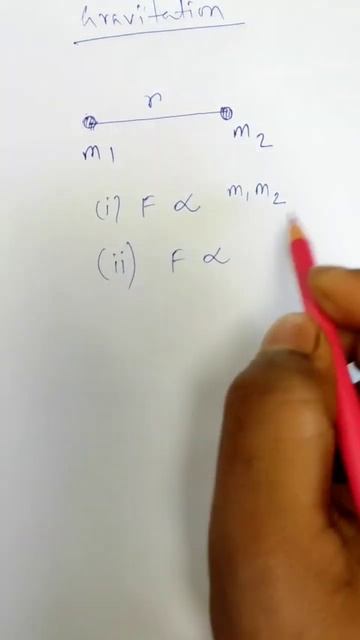 Universal Law of Gravitation #gravitation #shorts смотреть онлайн