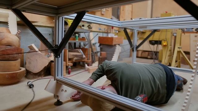 Vertical CNC Table and New Spoil Board смотреть онлайн