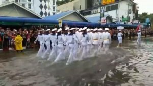 Прощание славянки или русские моряки в Таиланде на параде!!!⚓⚓⚓🌟🌟🌟👏👏👏