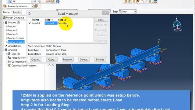ABAQUS Tutorial | Stress Analysis of Railroad with Wheel | Quasi-static | 15-2 | BWEngineering