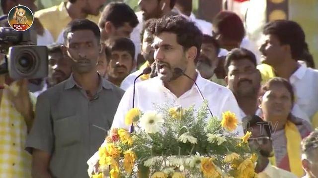Nara Lokesh Superb Speech At Yuva Galam Public Meeting | AP Politics | #KirrakTVShorts смотреть онлайн