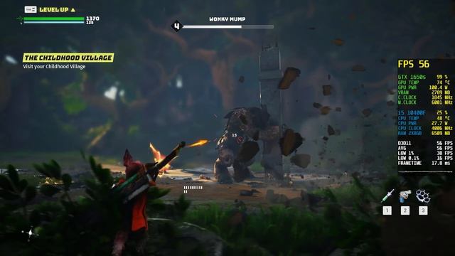 Biomutant GTX 1650 Super 4GB Max Graphic Settings