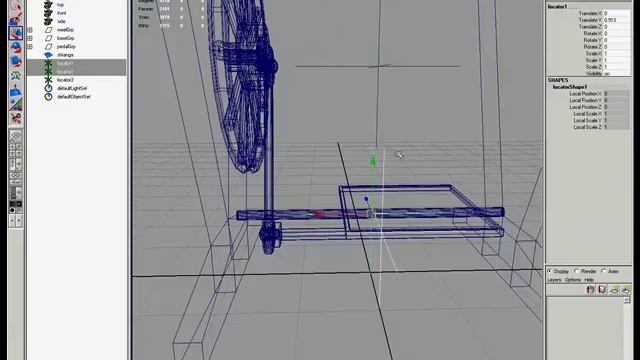 "Механический" сэтап в Maya.Пример 6. Педальная передача смотреть онлайн