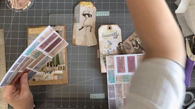 Work on it Wednesday! Lets finish Triple pocket bag flips and make some Botanical tags for our stas смотреть онлайн