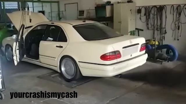 Mercedes W210 E300 TD Taxi OM606 Superturbo Holset HX 40 Dyno