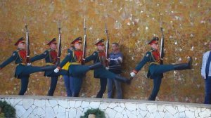 Смена Почётного Караула на Мамаевом Кургане, Волгоград, 13 апреля 2024 года, 11:00 часов