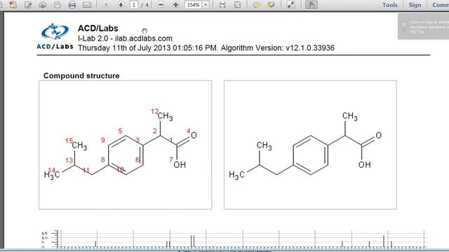 ACD/Labs I-Lab - NMR spectra prediction and databases - Tutorial