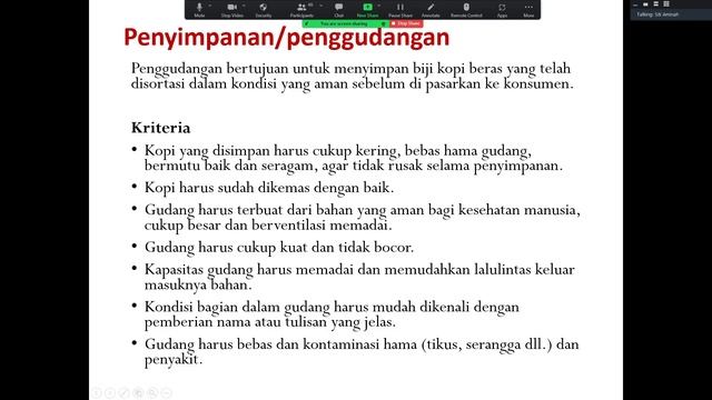 Kuliah Bab Teknologi Pengolahan Kopi