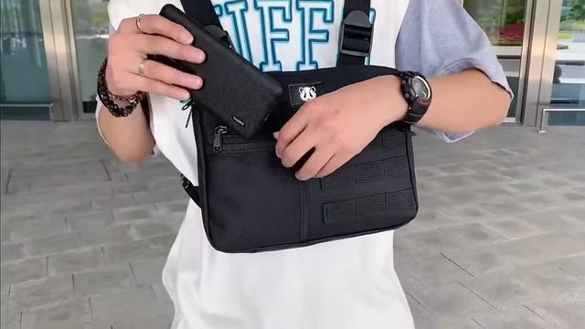 No.3066 Chest Rig กระเป๋าคาดอก สไตล์ฮิปฮอป กระเป๋าแฟชั่น смотреть онлайн
