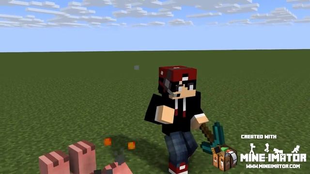 Огненная свинья(Minecraft Animation)