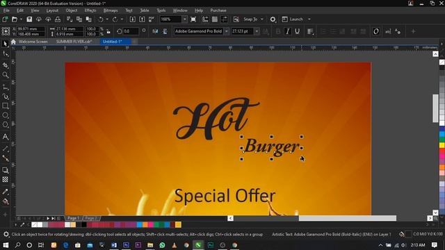 Burger Restaurant Flyer Design - Tutorial | How to Design Restaurant Flyer | 2020 смотреть онлайн