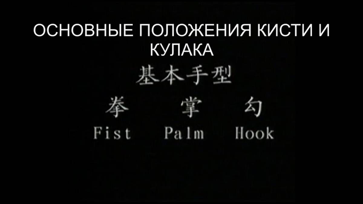 Основы базовой техники УШУ  (часть 3)