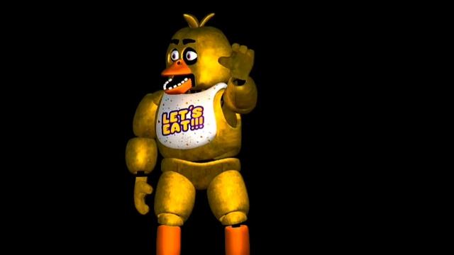 (Prisma 3D) "Chica the chicken" test movement смотреть онлайн