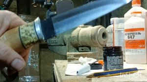 нож из обрезка японской походной пилы KATANABOY