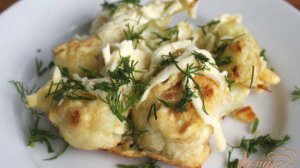 Цветная капуста с яйцом и сыром