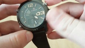 Мужские часы Naviforce Life / 9095. Как настроить, инструкция. Видео обзор!