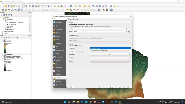 Compare Raster DEMs, Contours and Point Clouds with the Elevation Profile Tool in QGIS смотреть онлайн