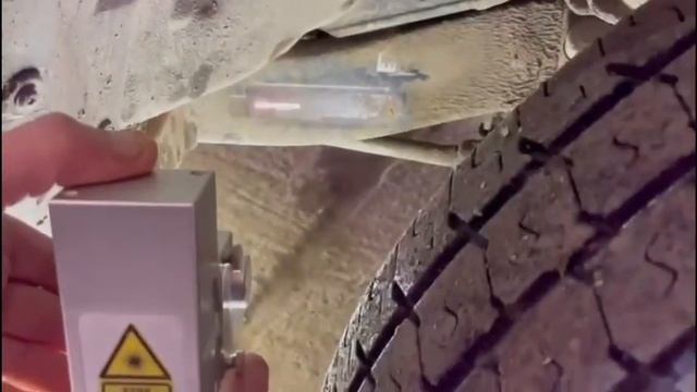 Лазерная чистка VIN номера на раме
