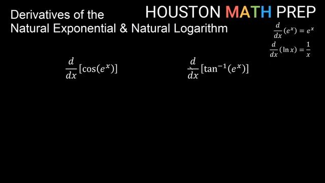 Derivatives of Natural Logarithm & Natural Exponential Functions смотреть онлайн