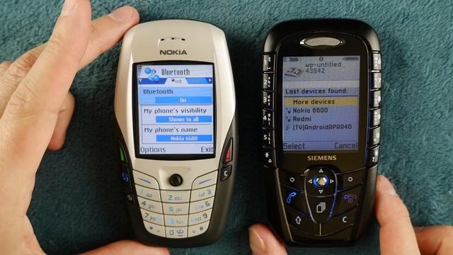 File transfer form Siemens SX1 to Nokia 6600 by Bluetooth 1.1 смотреть онлайн