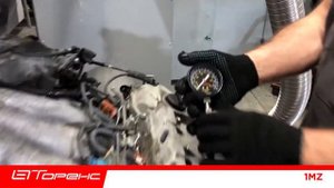 Первый запуск двигателя и замер компрессии 1mz 71416