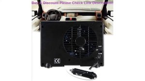 Best SLIVERYSEA 12V Car Air Conditioner 35W Black Portable Mini Cooling Fan Air Conditioner Water A