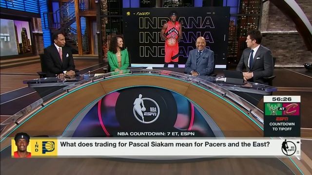 Stephen A. reacts to the Pascal Siakam trade: They aren't ALTERING the balance of power 👀 смотреть онлайн