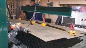 Погрузка металлв на Станок лазерной резки Bodor A3-3000